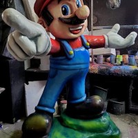 Mô hình xốp 3d trang trí nhân vật game Mario