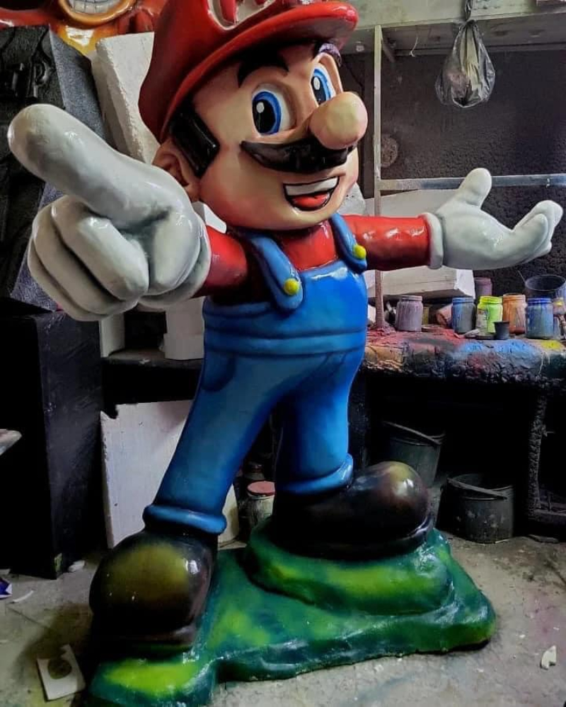 Mô hình xốp 3d trang trí nhân vật game Mario